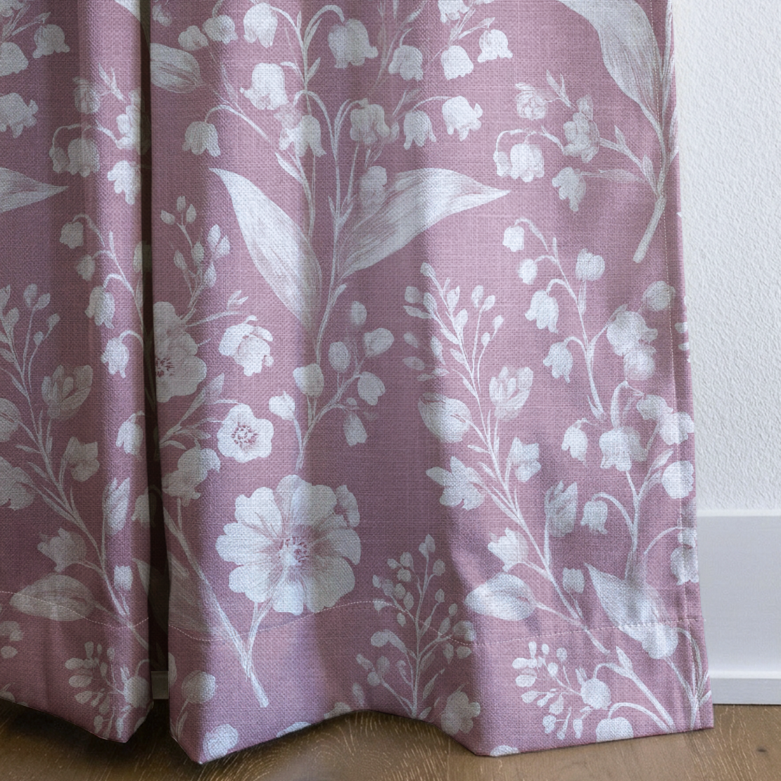 Pressed Petals - Drapery — corner closeup