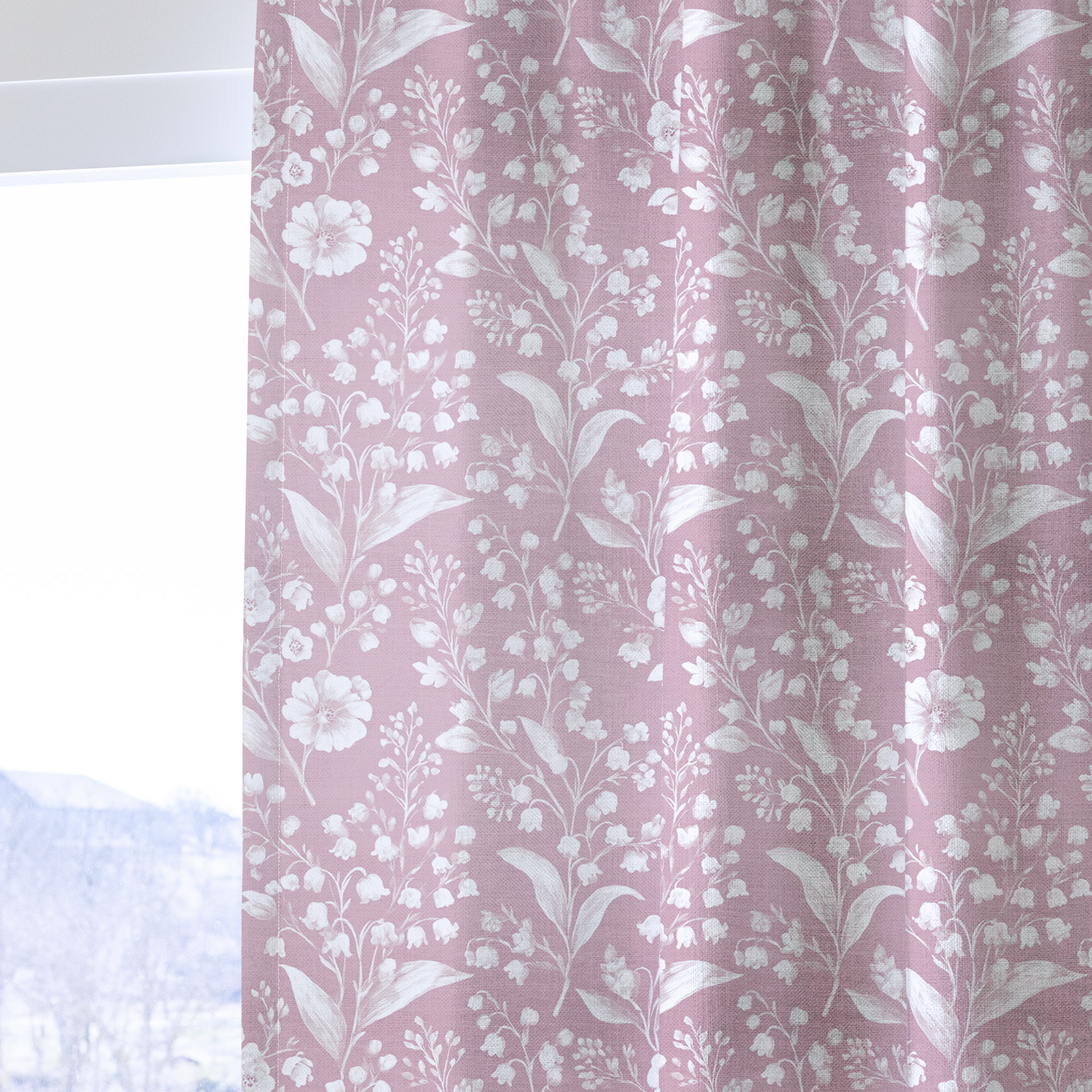 Pressed Petals - Drapery — one panel