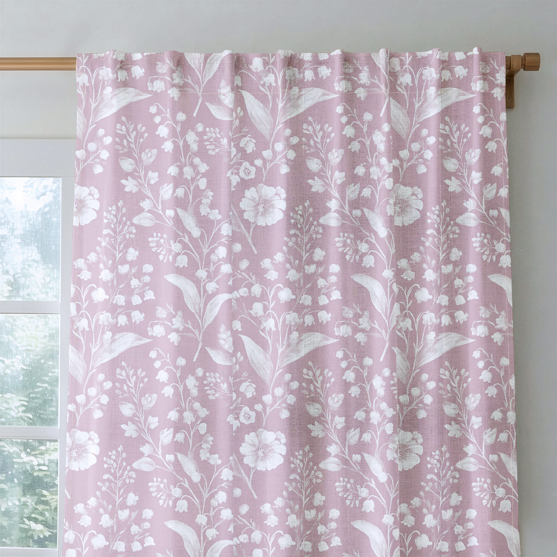 Pressed Petals - Drapery — rod