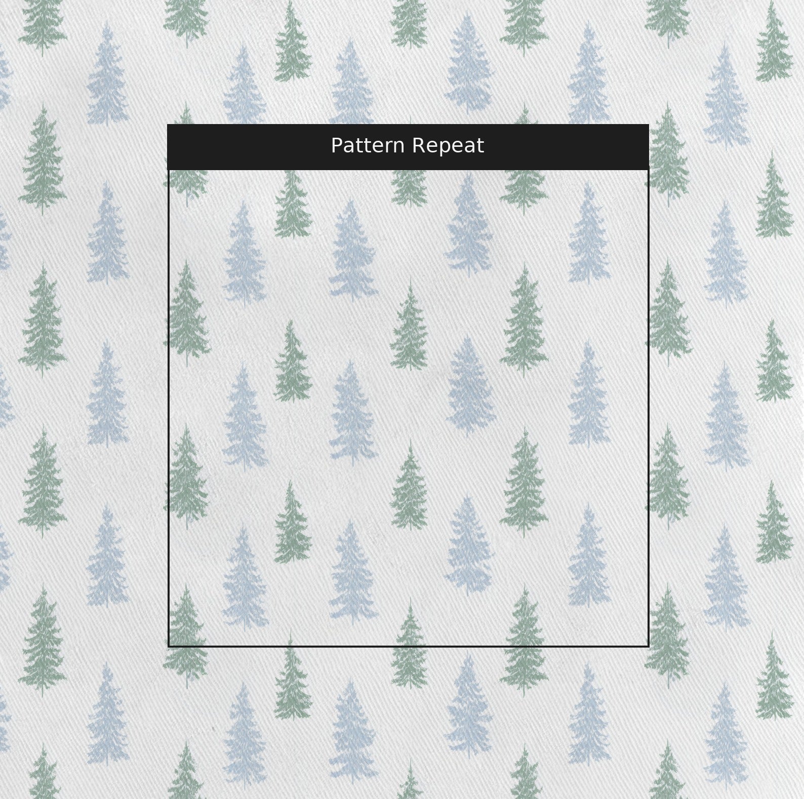 Little Pine Lane Fabric by the Yard — pattern repeat