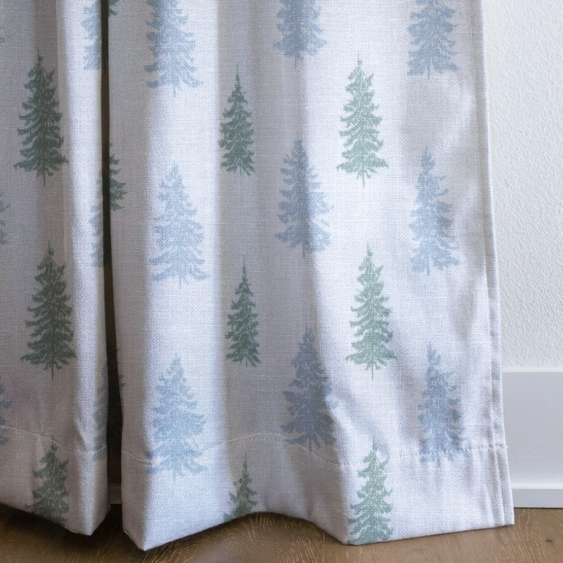 Little Pine Lane - Drapery — corner closeup