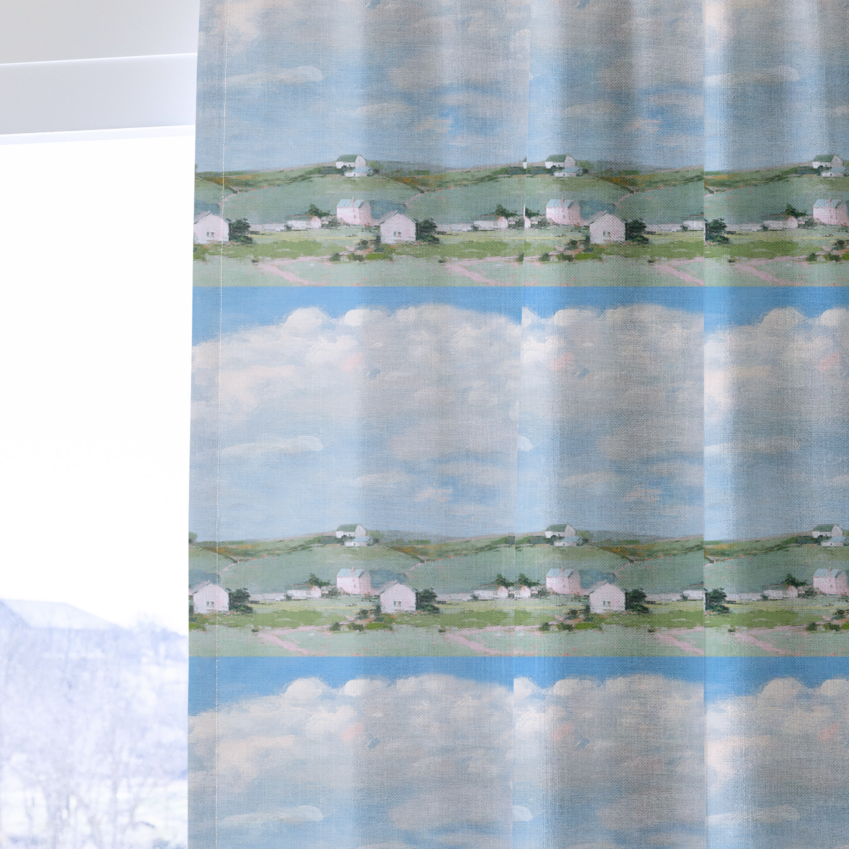 Countryside - Drapery — one panel