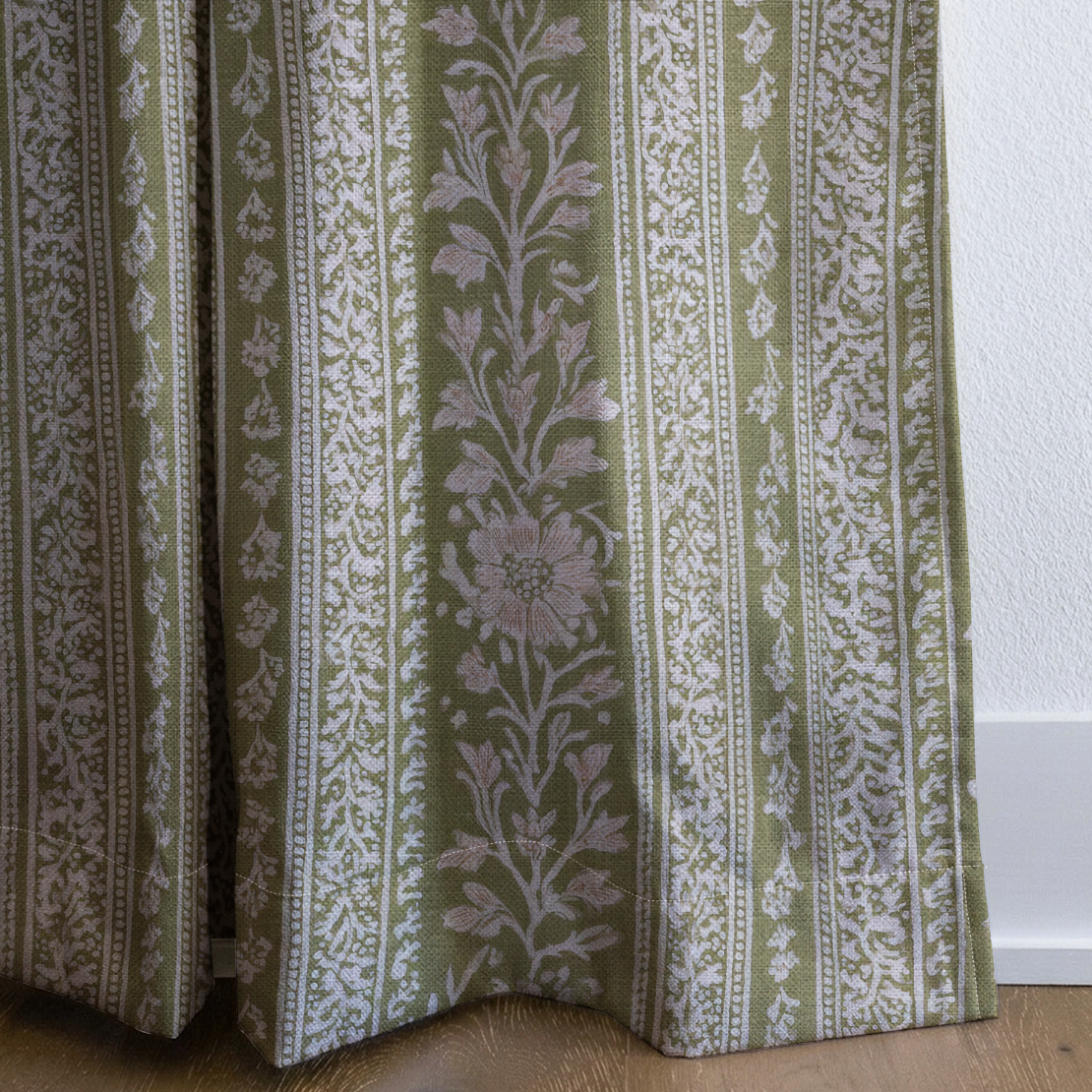 Wild Fern - Drapery — corner closeup
