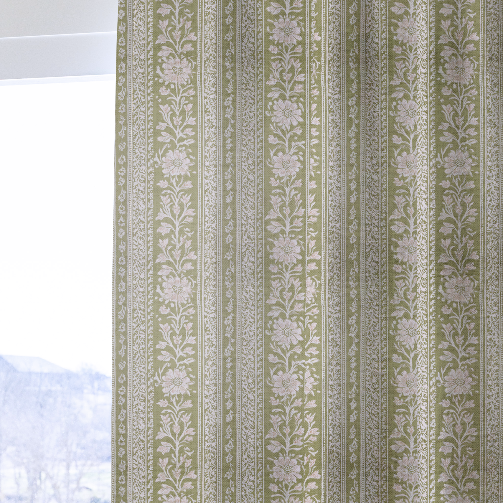 Wild Fern - Drapery — one panel