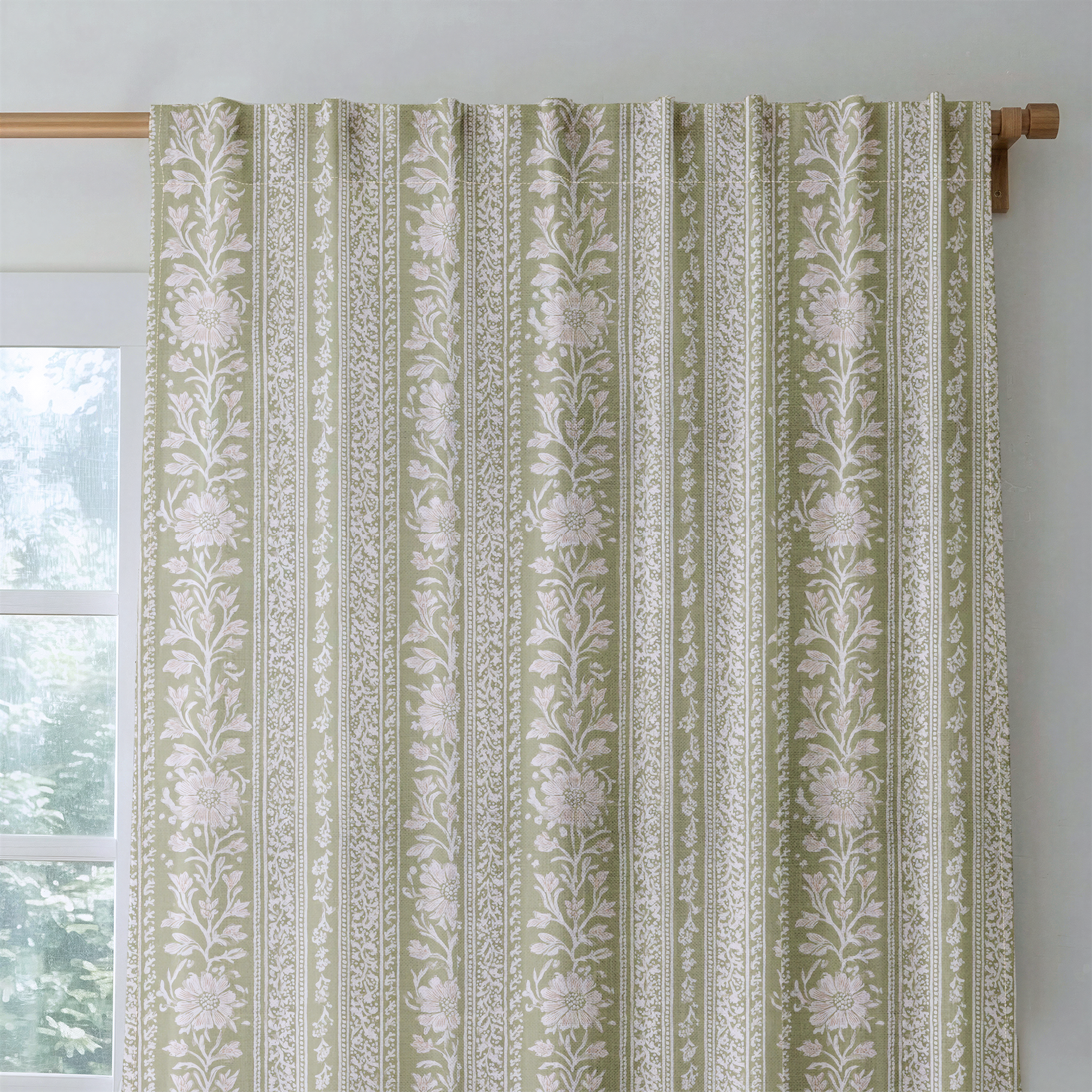 Wild Fern - Drapery — rod