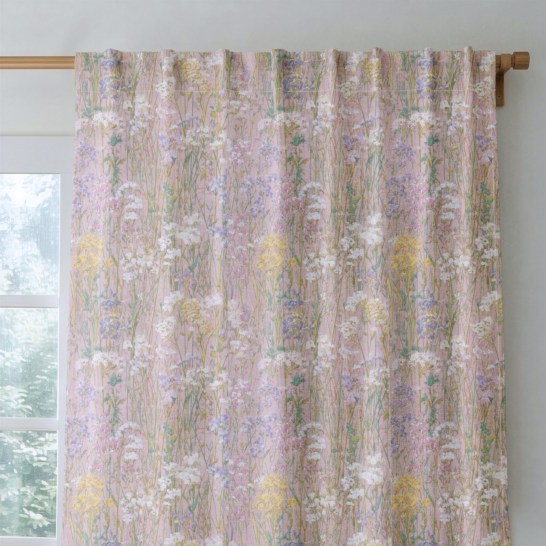 Pressed Florals - Drapery — rod
