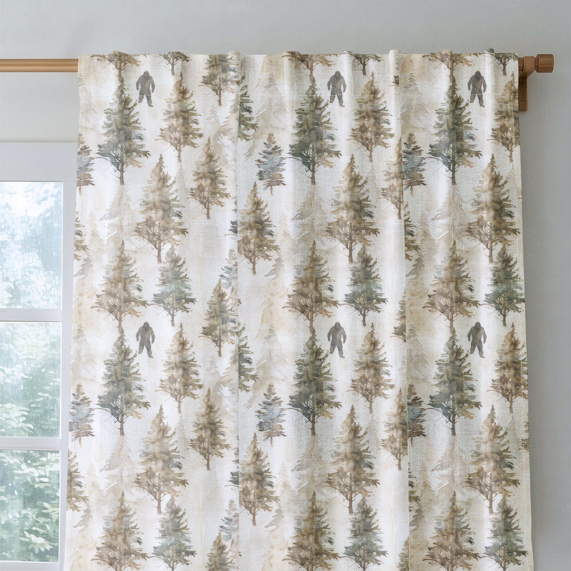 Sasquatch Sanctuary - Drapery — rod