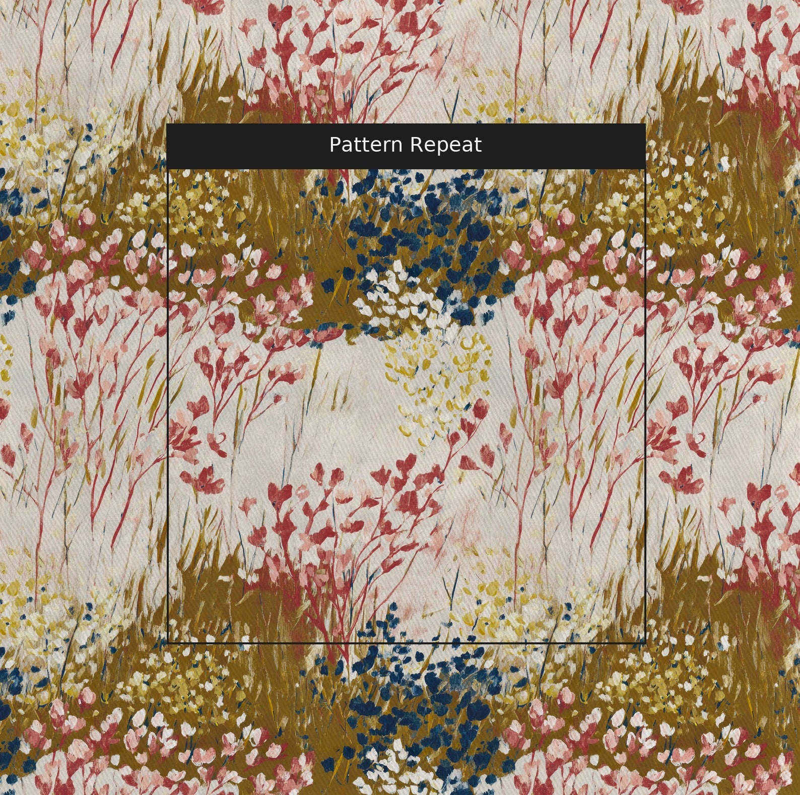 Canopy Fabric by the Yard — pattern repeat