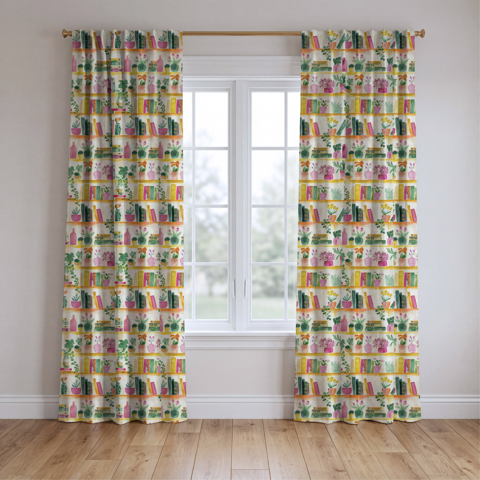 Shelfie - Drapery — two panels