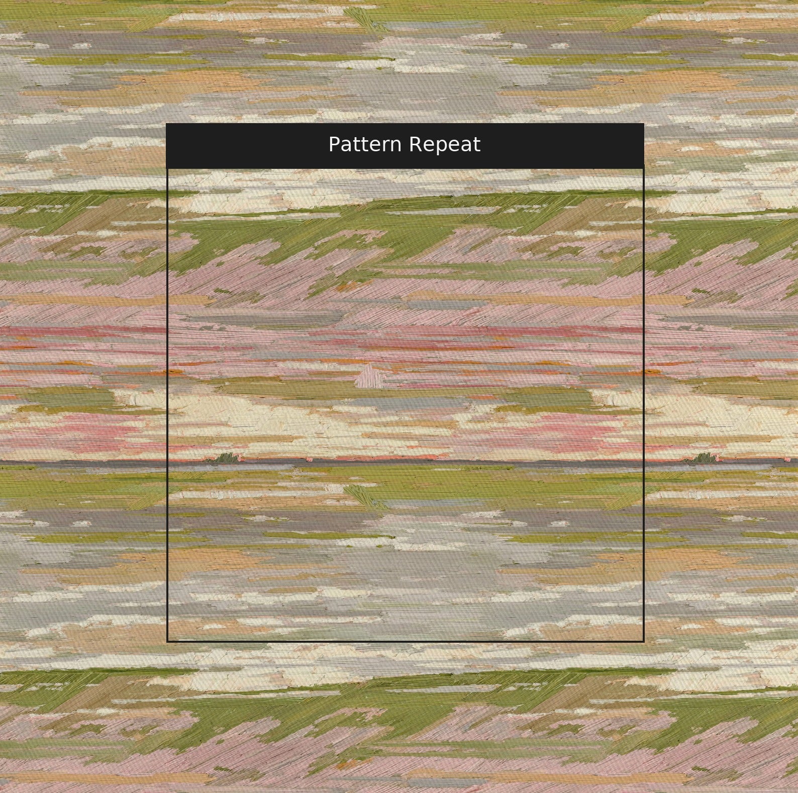 Afterglow Fabric by the Yard — pattern repeat