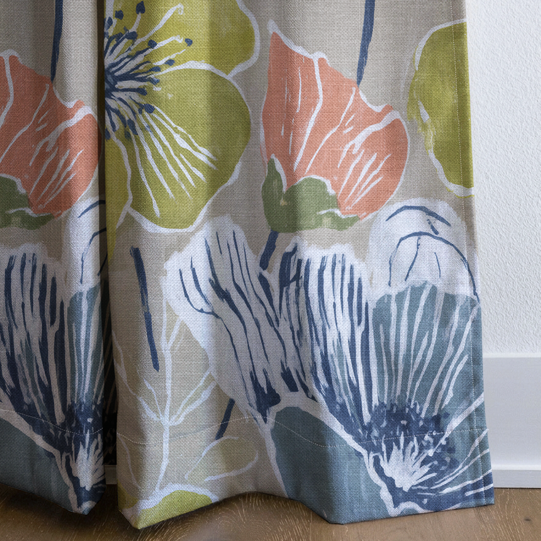 Rowena - Drapery — corner closeup