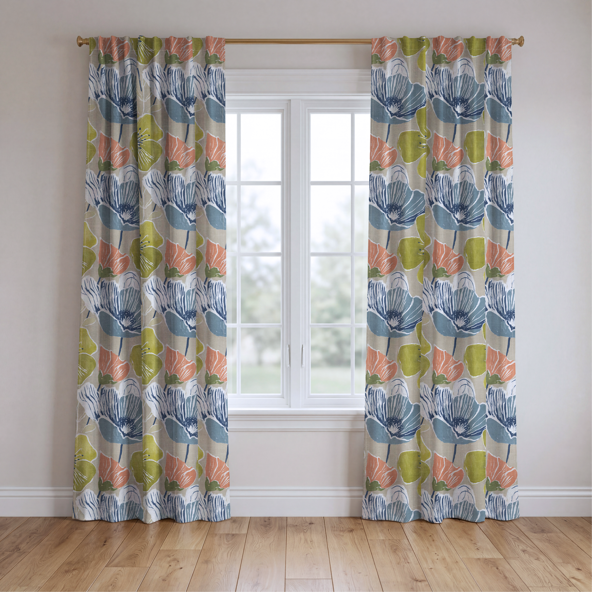 Rowena - Drapery — two panels