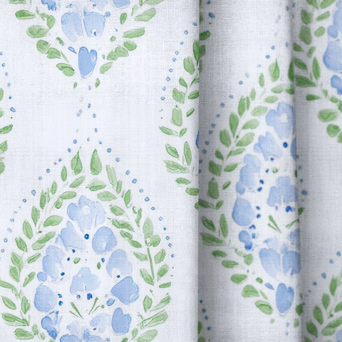 Leaf Me Be - Drapery — close up