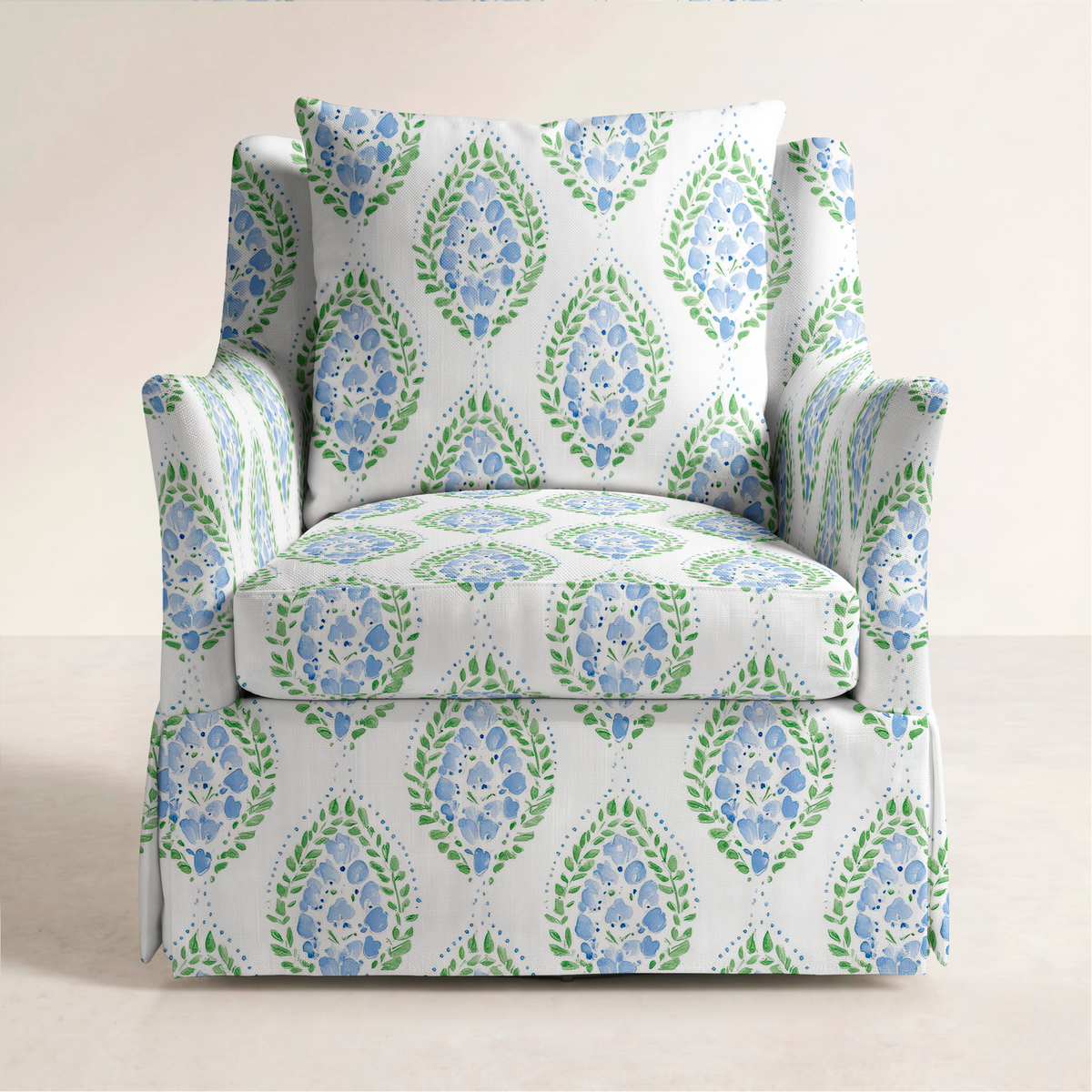 The Eleanor Chair in Leaf Me Be