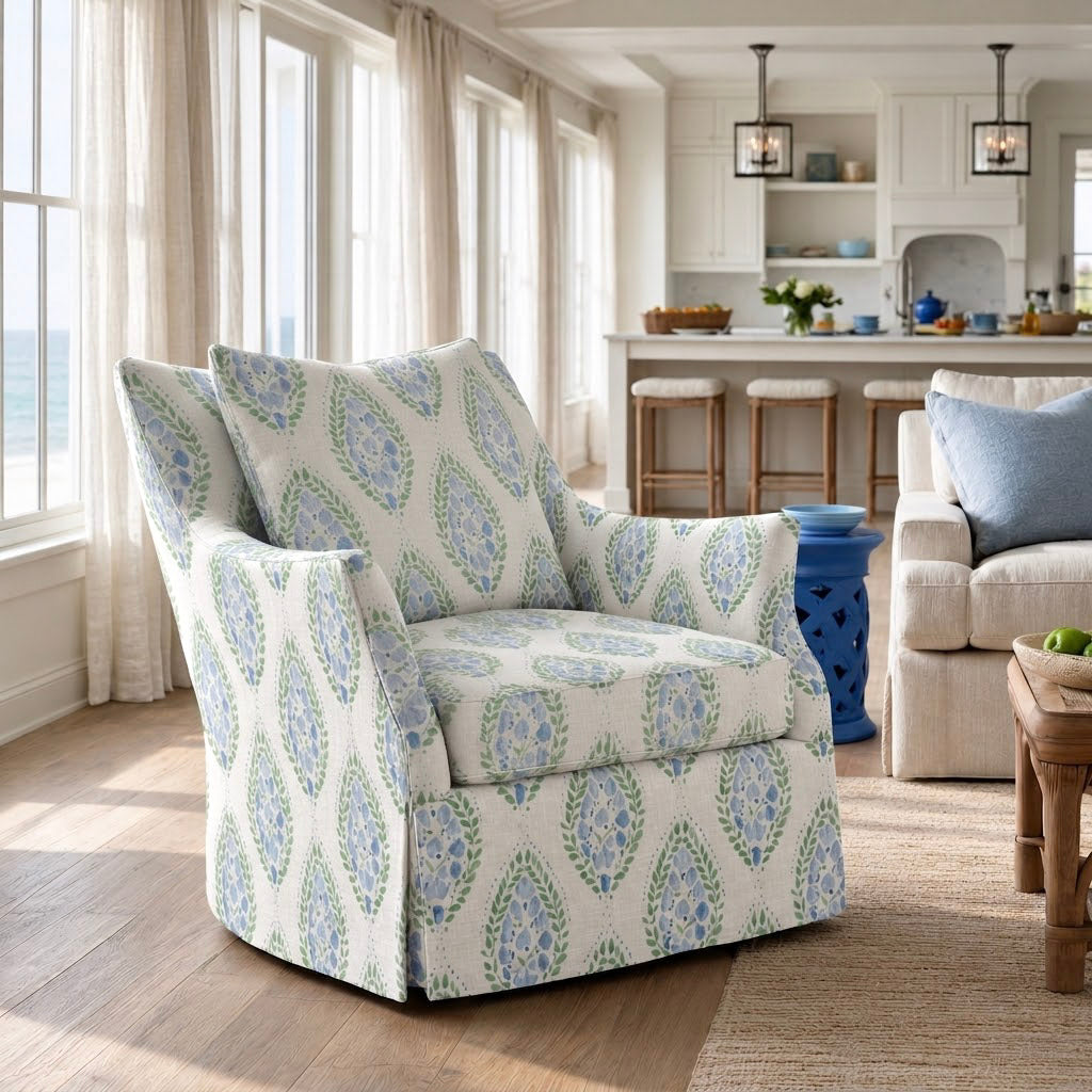 The Eleanor Chair in Leaf Me Be