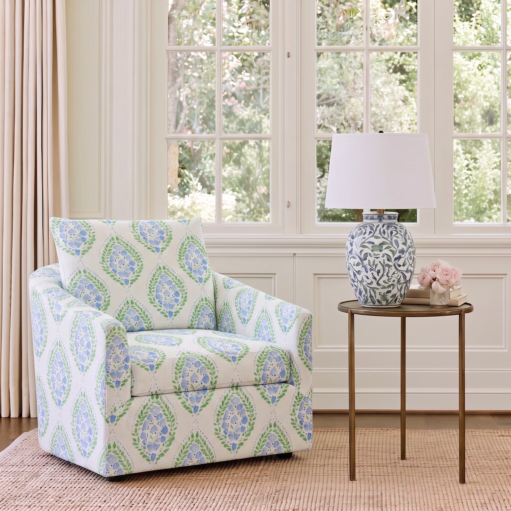 The Grace Chair in Leaf Me Be