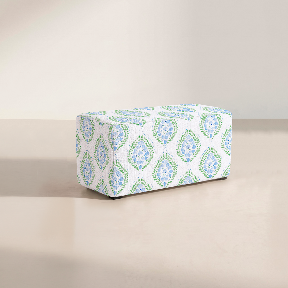 The Josephine Ottoman in Leaf Me Be