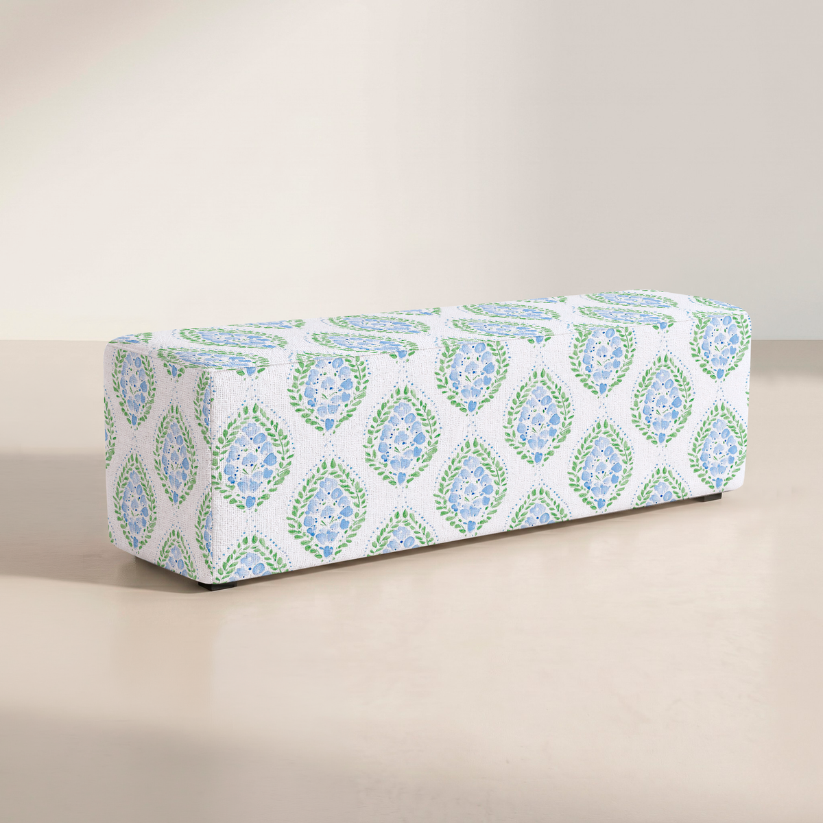 The Josephine Ottoman in Leaf Me Be