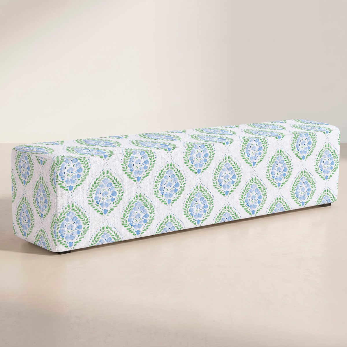 The Josephine Ottoman in Leaf Me Be