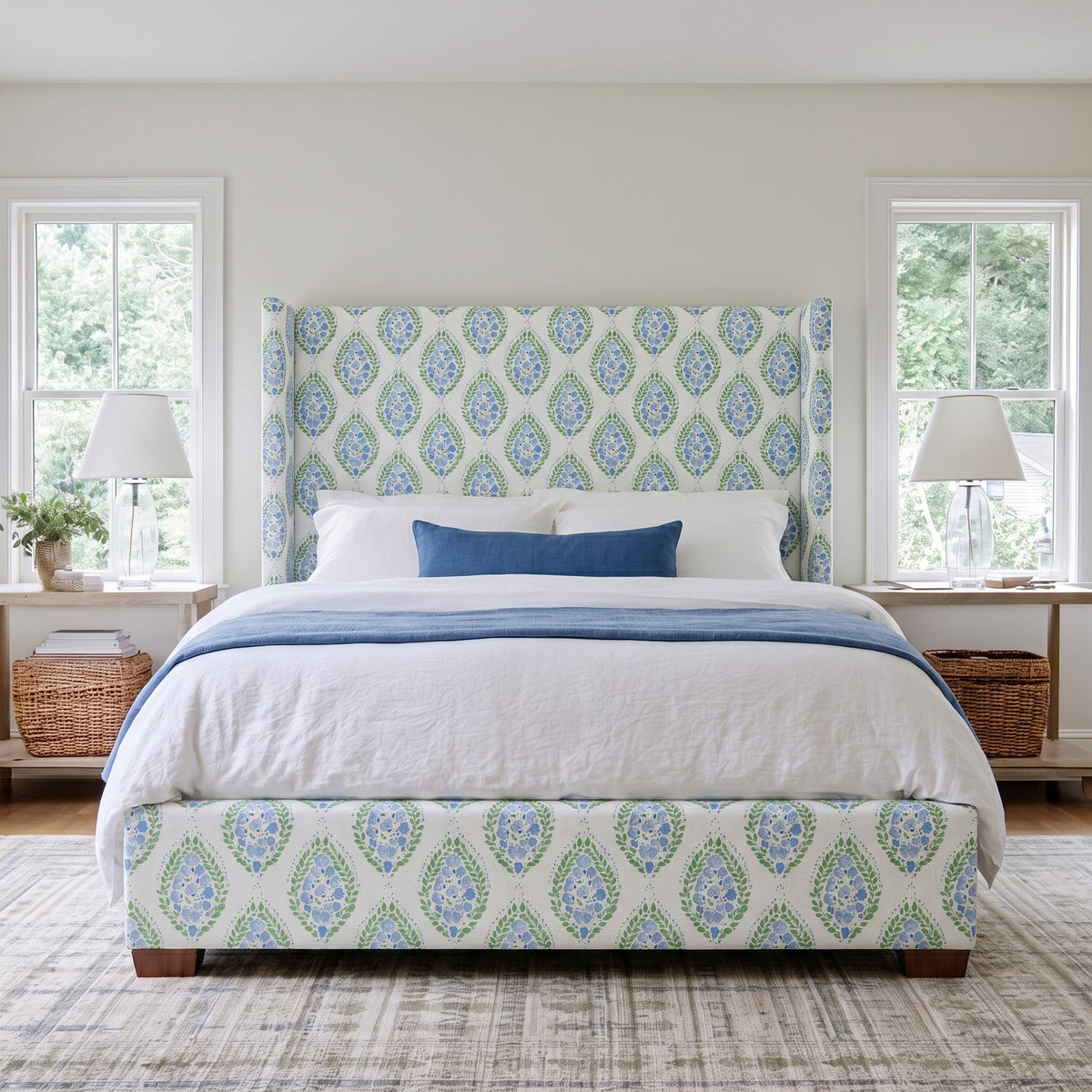 The Selene Bed in Leaf Me Be