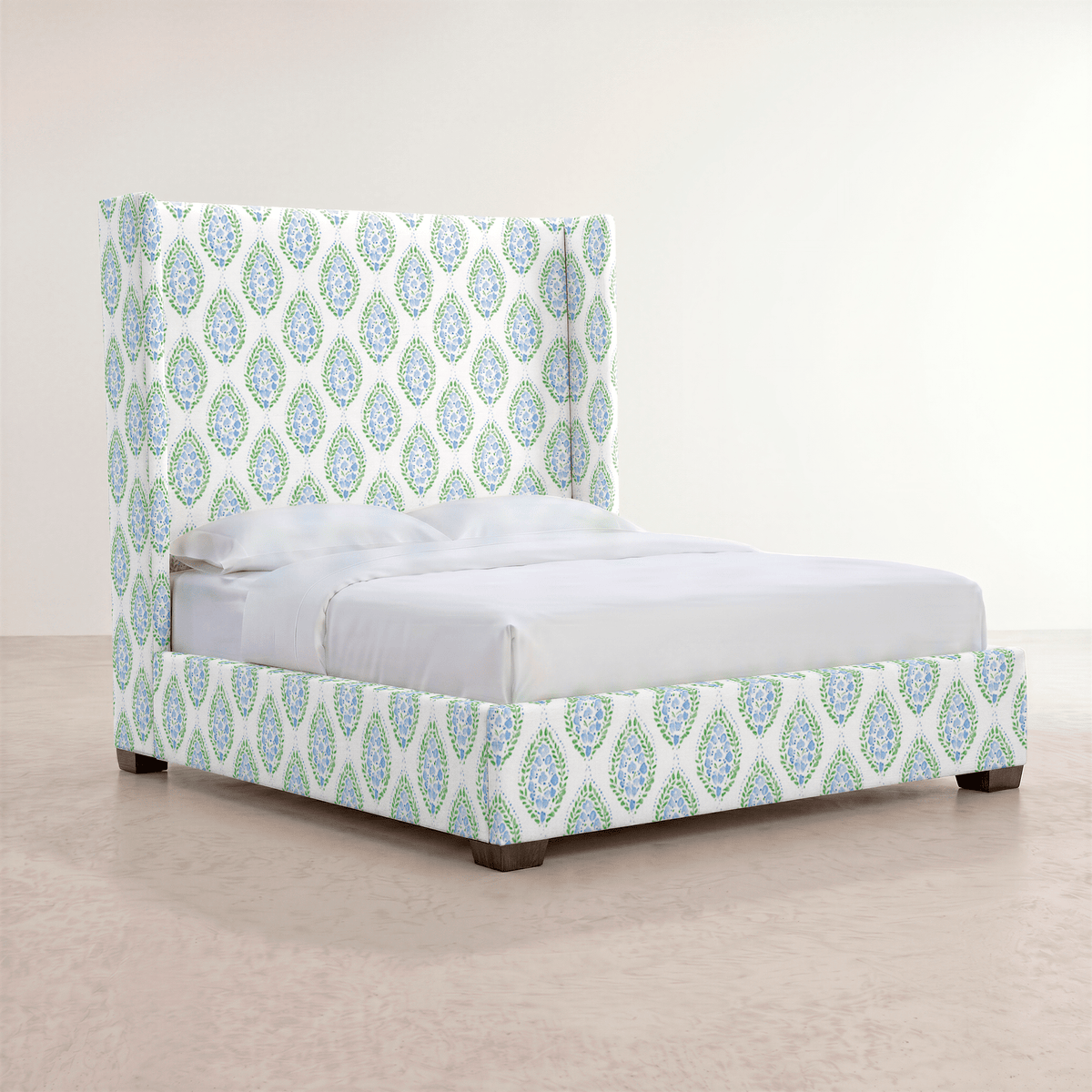 The Selene Bed in Leaf Me Be - Lemon Park