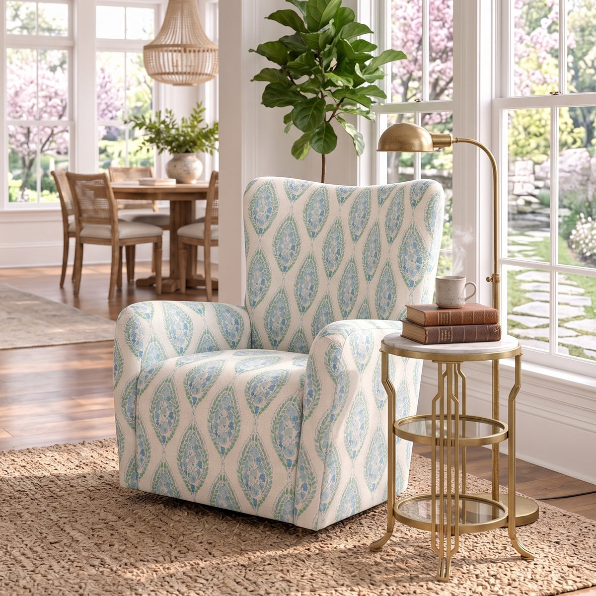 The Winston Chair in Leaf Me Be