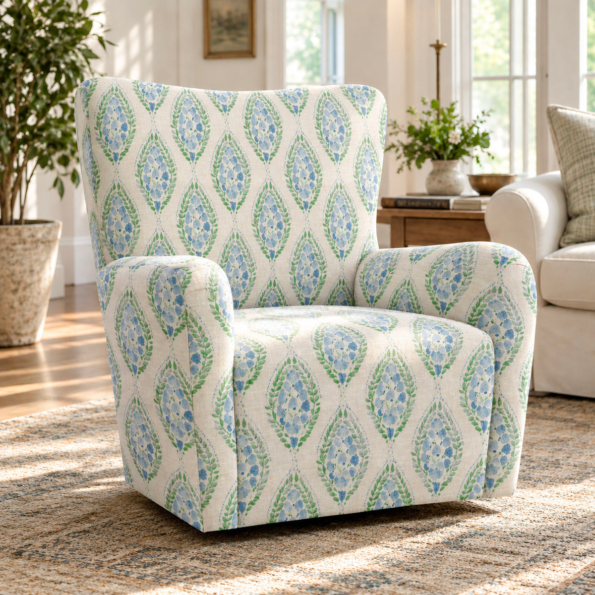 The Winston Chair in Leaf Me Be