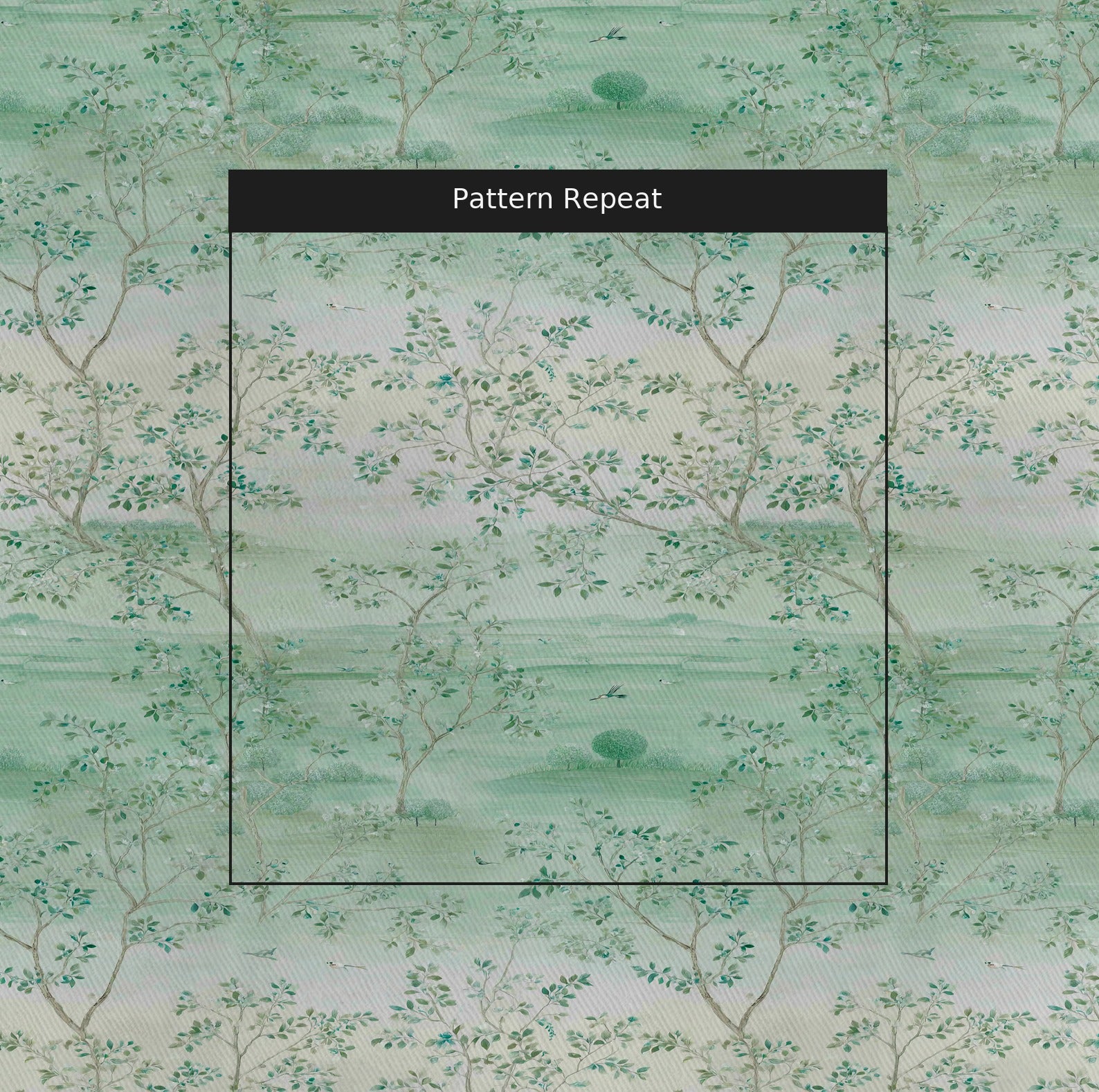 Pavillion Fabric by the Yard — pattern repeat
