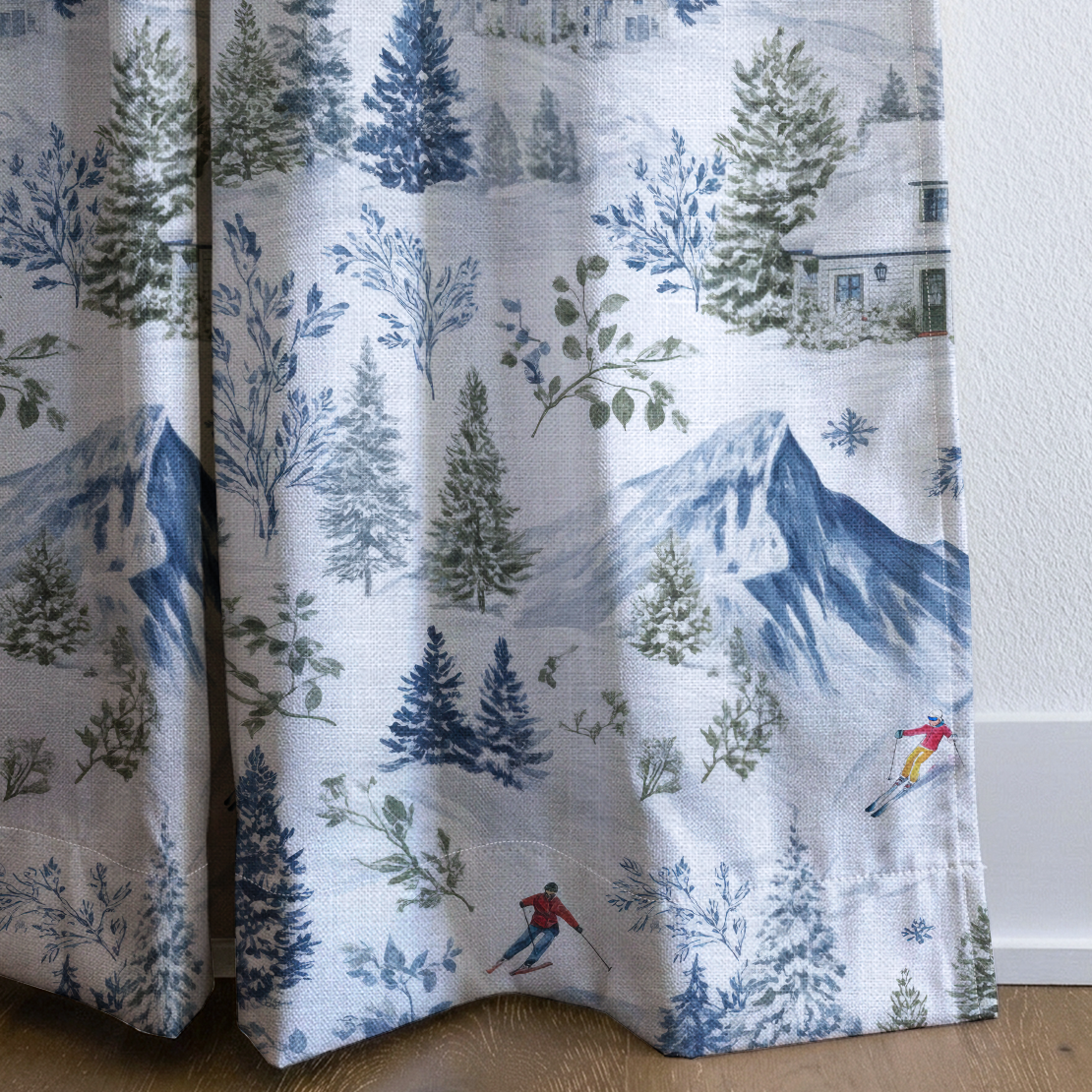 Stowe - Drapery — corner closeup