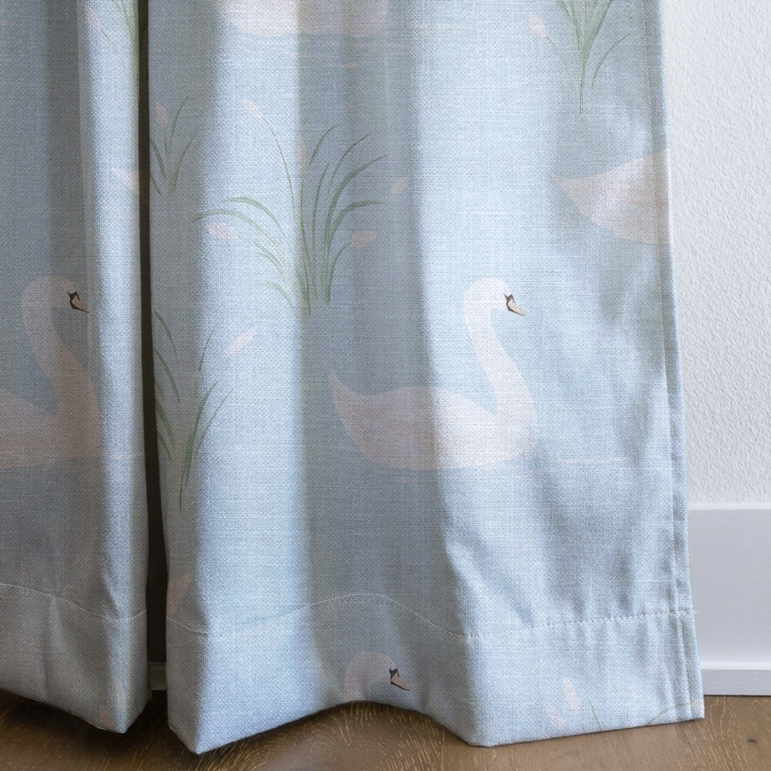 Silver Pond - Drapery — corner closeup