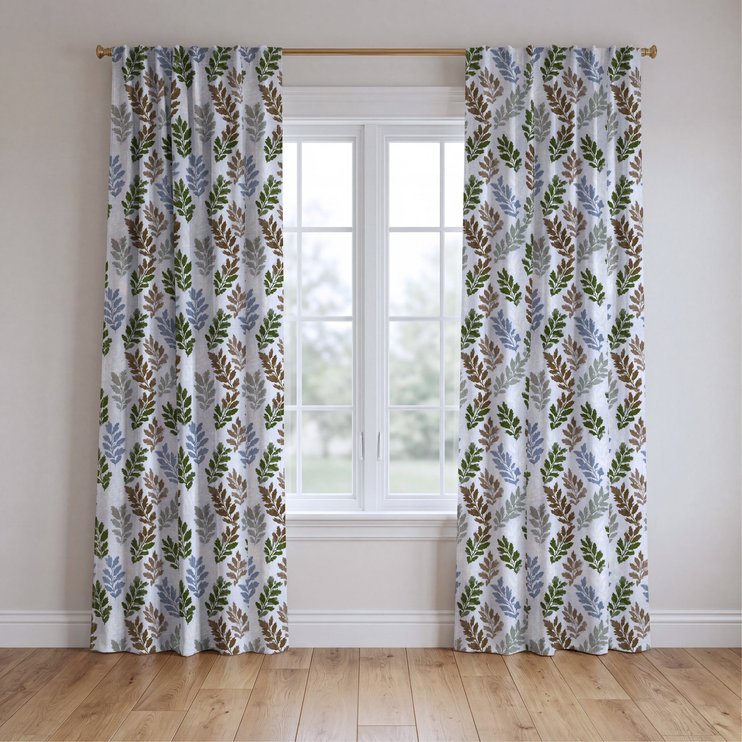 Fernway - Drapery — two panels