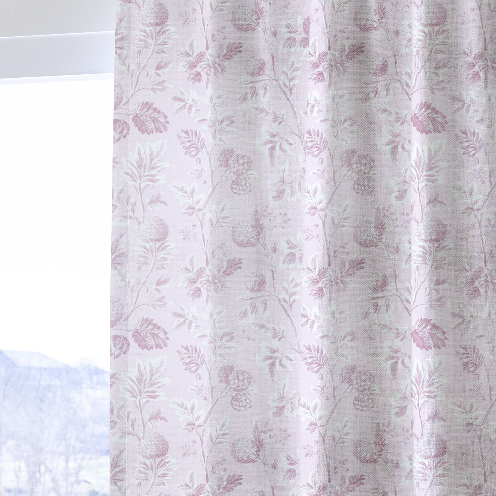 Blush on Blush - Drapery — one panel