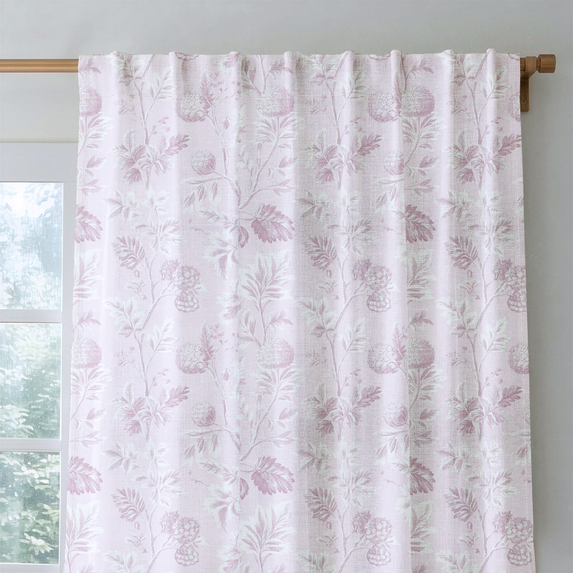 Blush on Blush - Drapery — rod