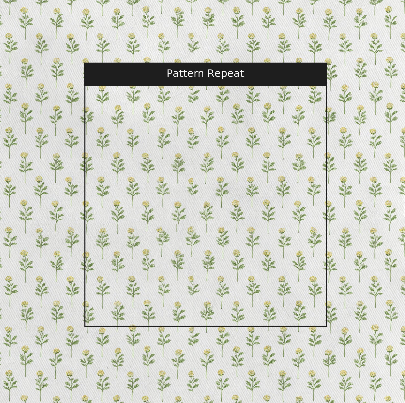 Pick Me Fabric by the Yard — pattern repeat