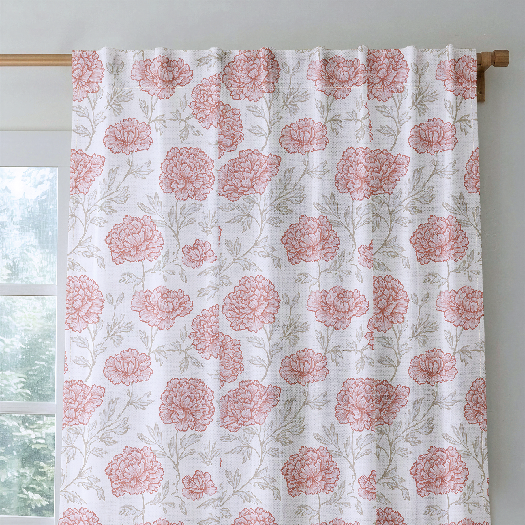 Antique Rose - Drapery — rod