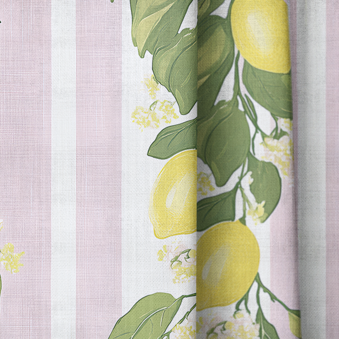 Sicily Stripes - Drapery — close up