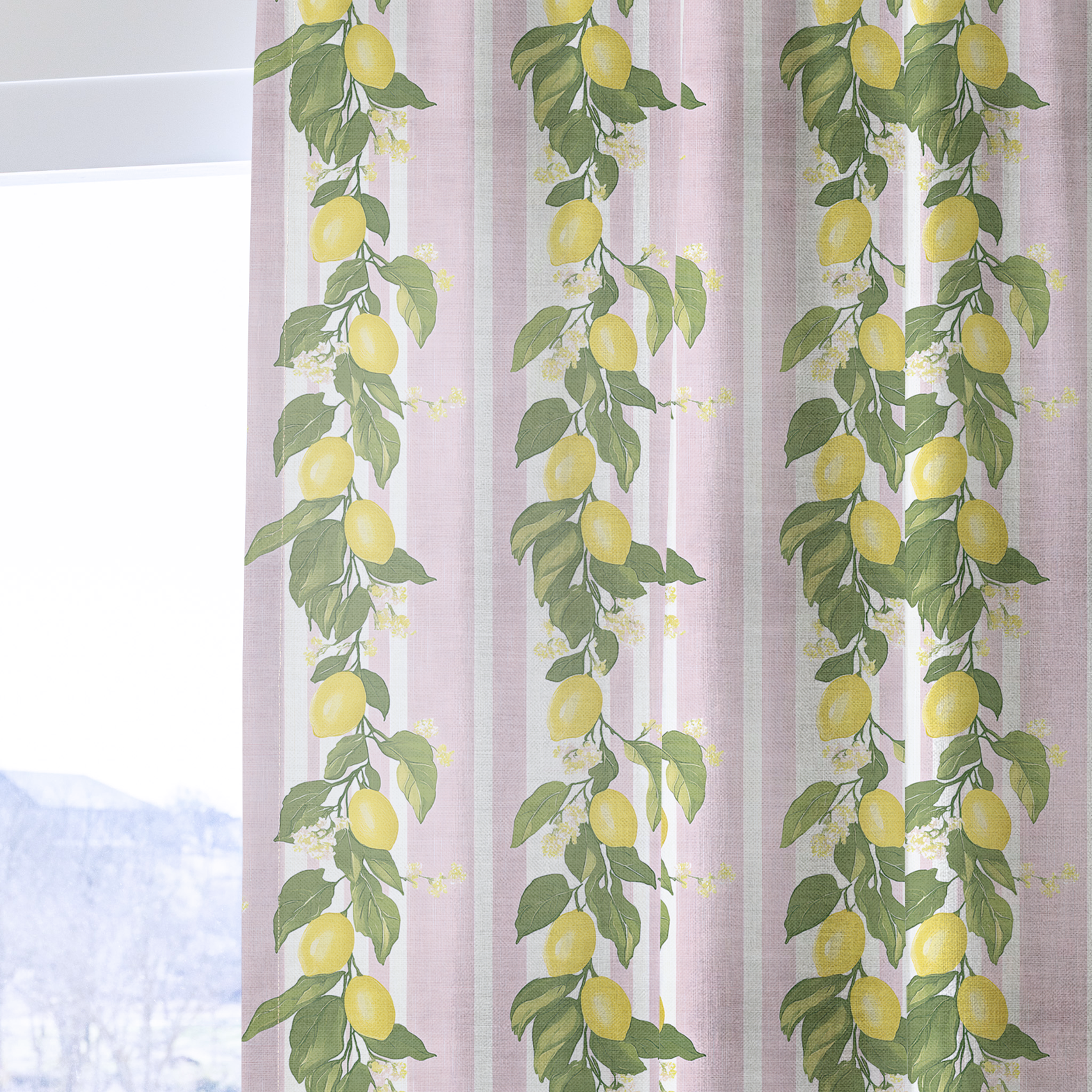 Sicily Stripes - Drapery — one panel