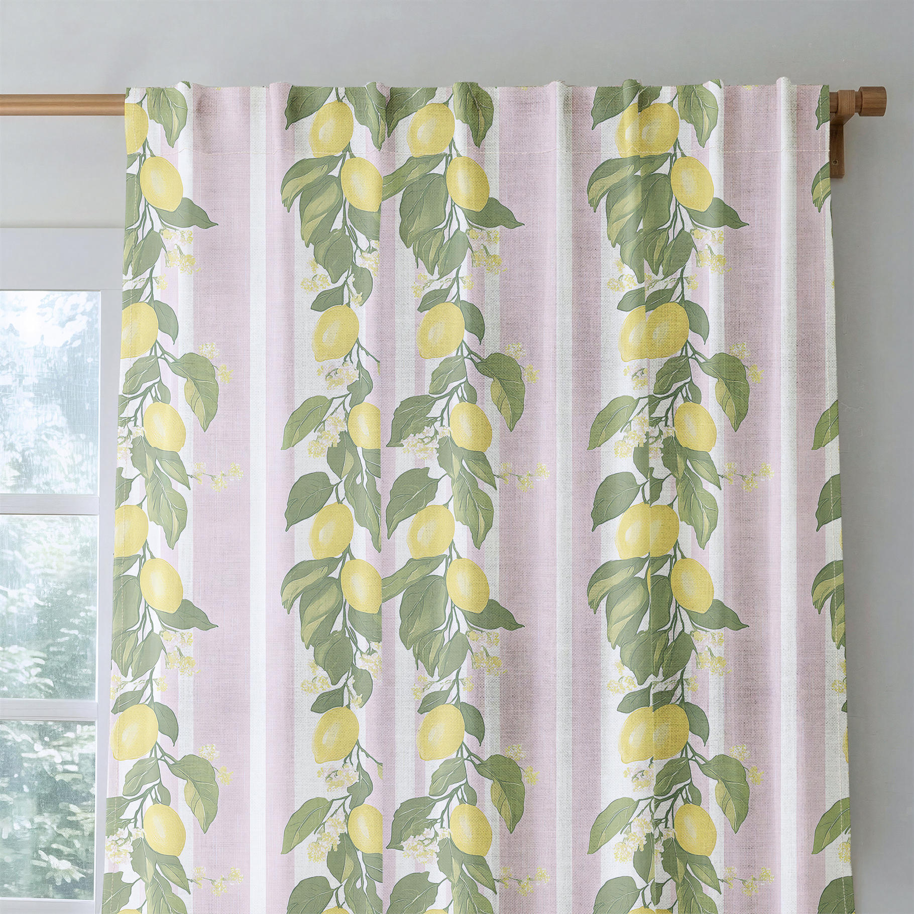 Sicily Stripes - Drapery — rod