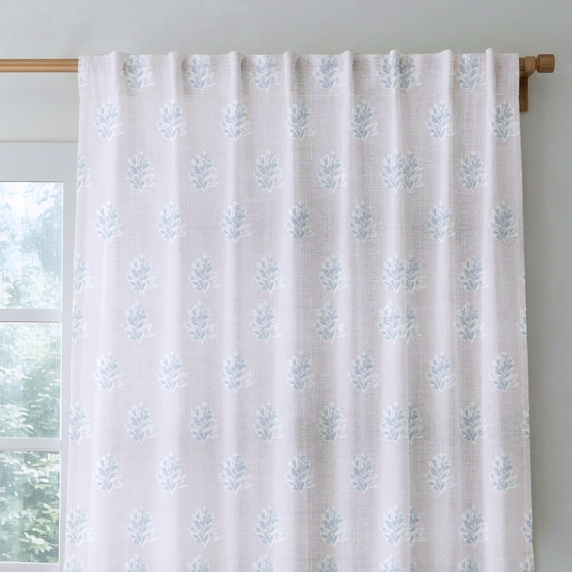 Faded Lilacs - Drapery — rod