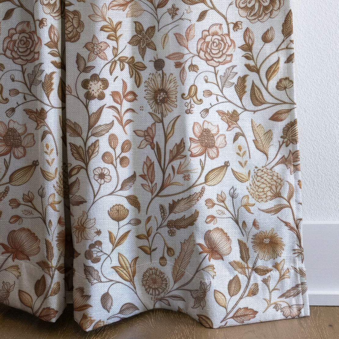 Sarah's Place - Drapery — corner closeup