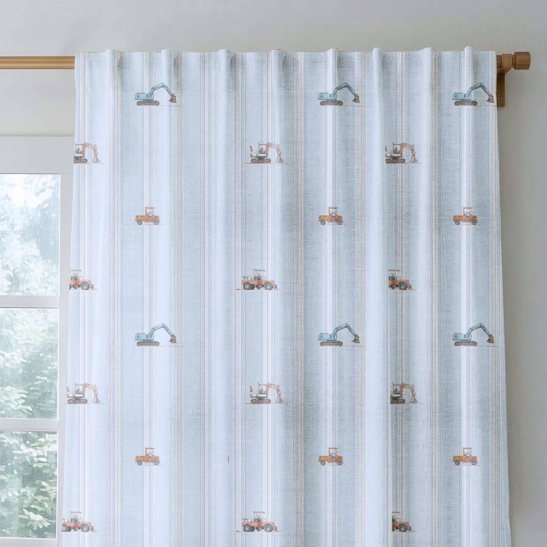 Boy Builder - Drapery — rod