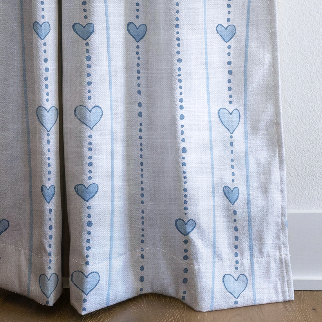Heartstrings - Drapery — corner closeup