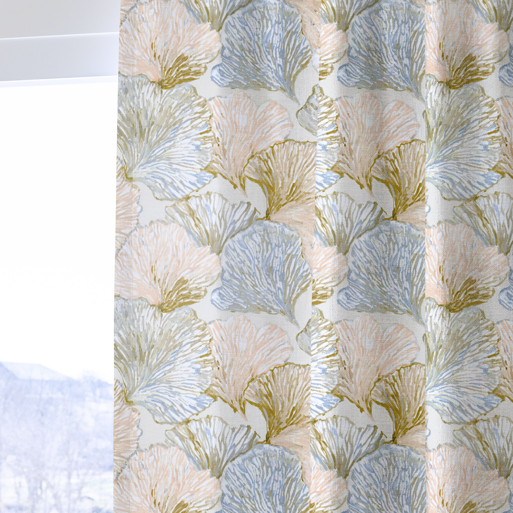 Sea Fan - Drapery — one panel