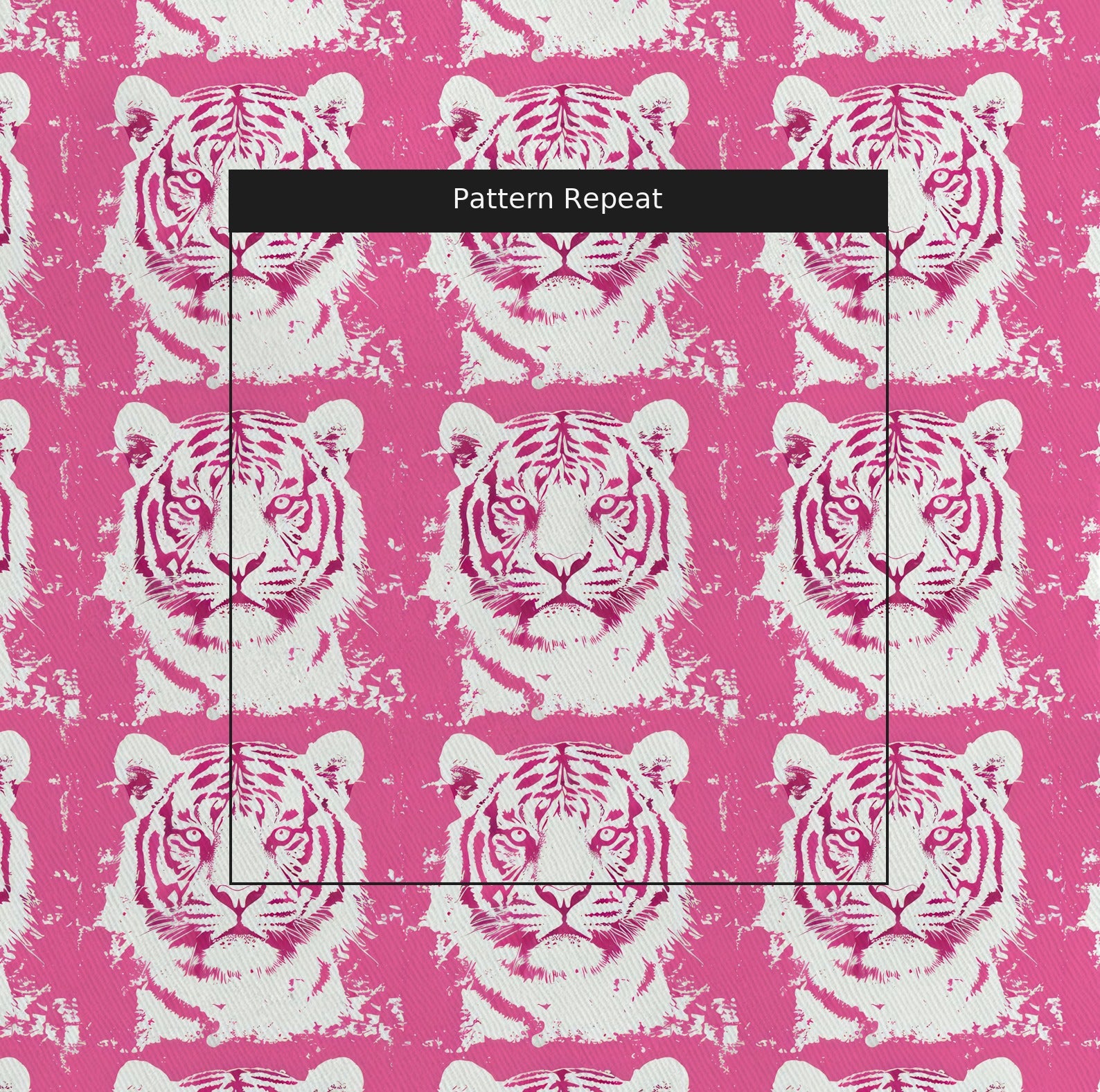 Savannah's Roar Fabric by the Yard — pattern repeat