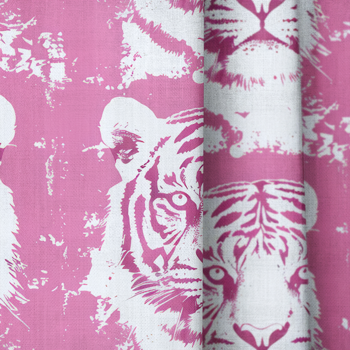 Savannah's Roar - Drapery — close up
