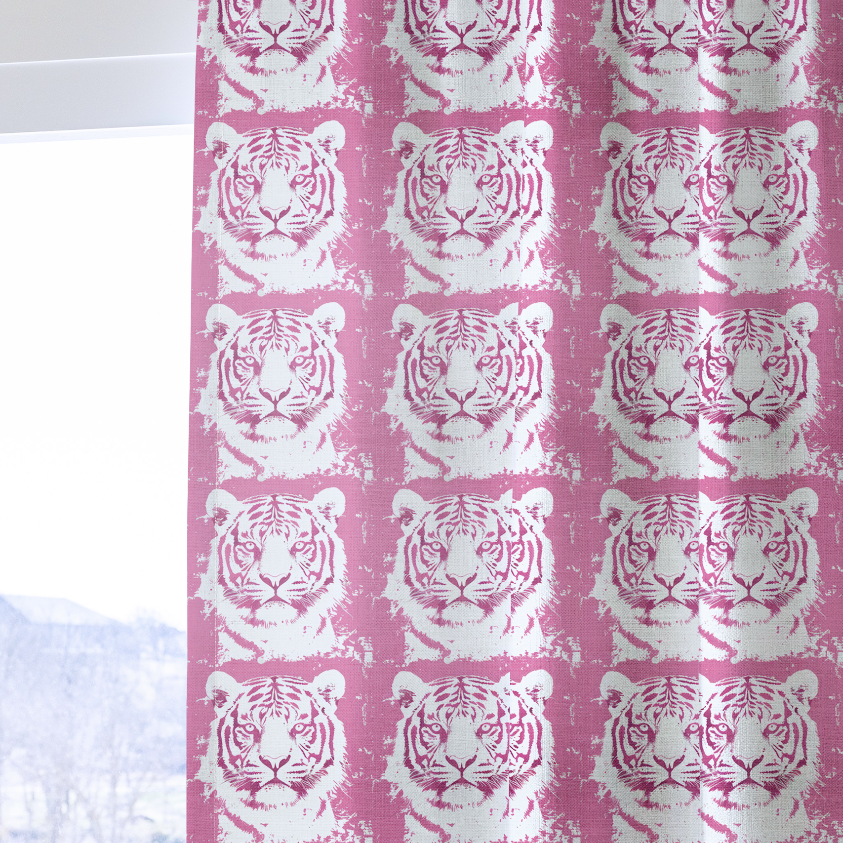 Savannah's Roar - Drapery — one panel
