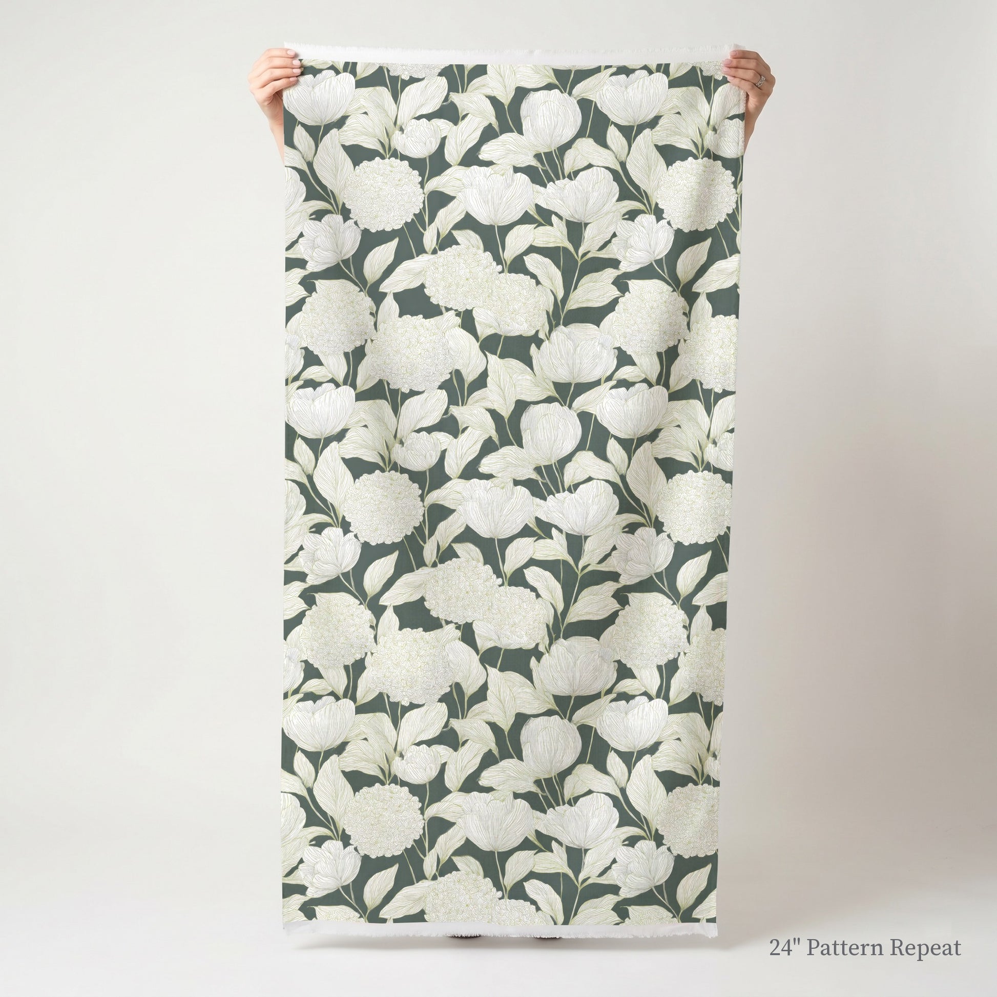 Folklore Cabins Fabric by the Yard