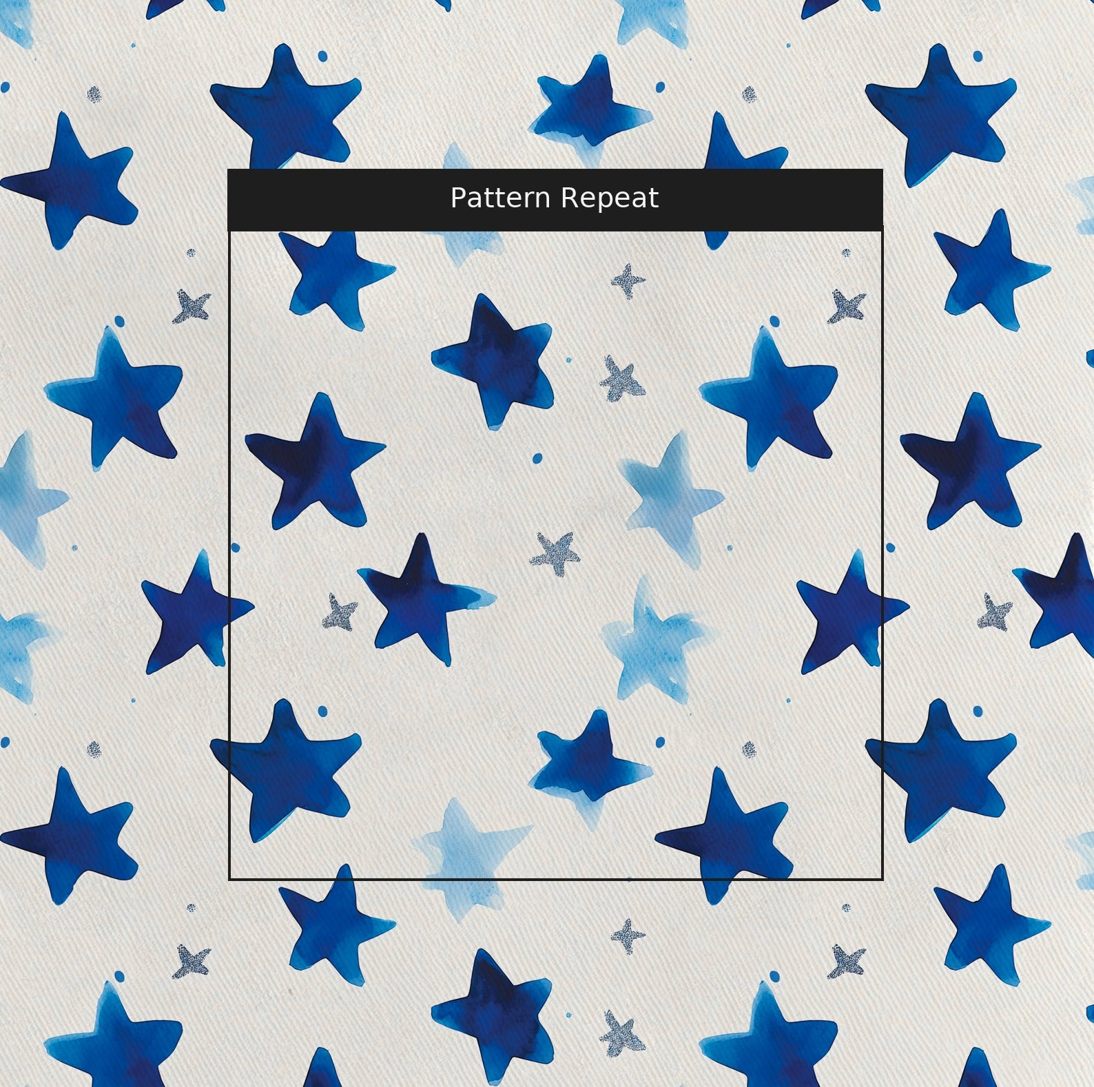 Astrid Fabric by the Yard — pattern repeat