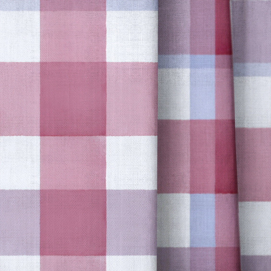 Brighton Plaid - Drapery — close up