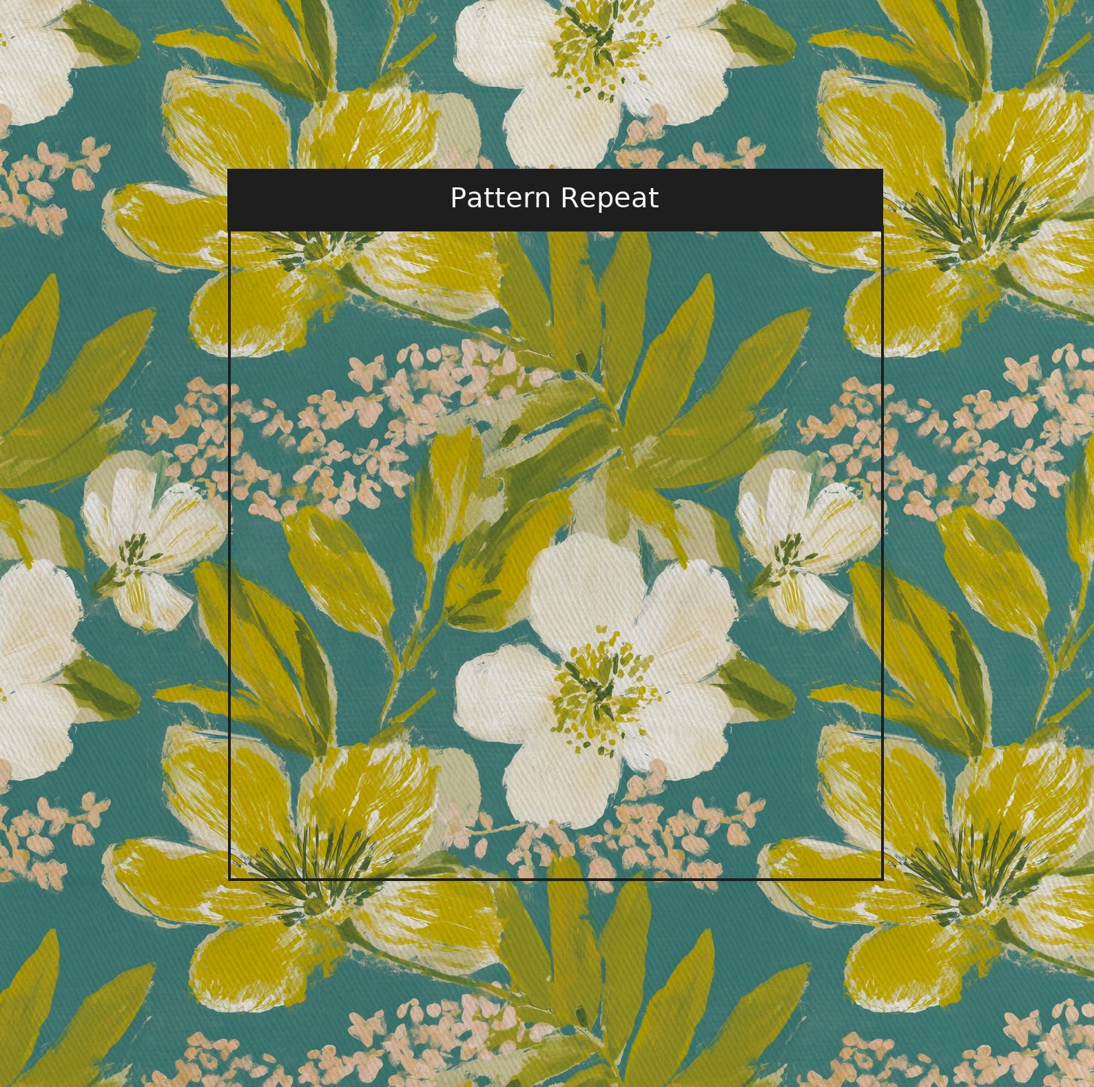 Bernadette Fabric by the Yard — pattern repeat